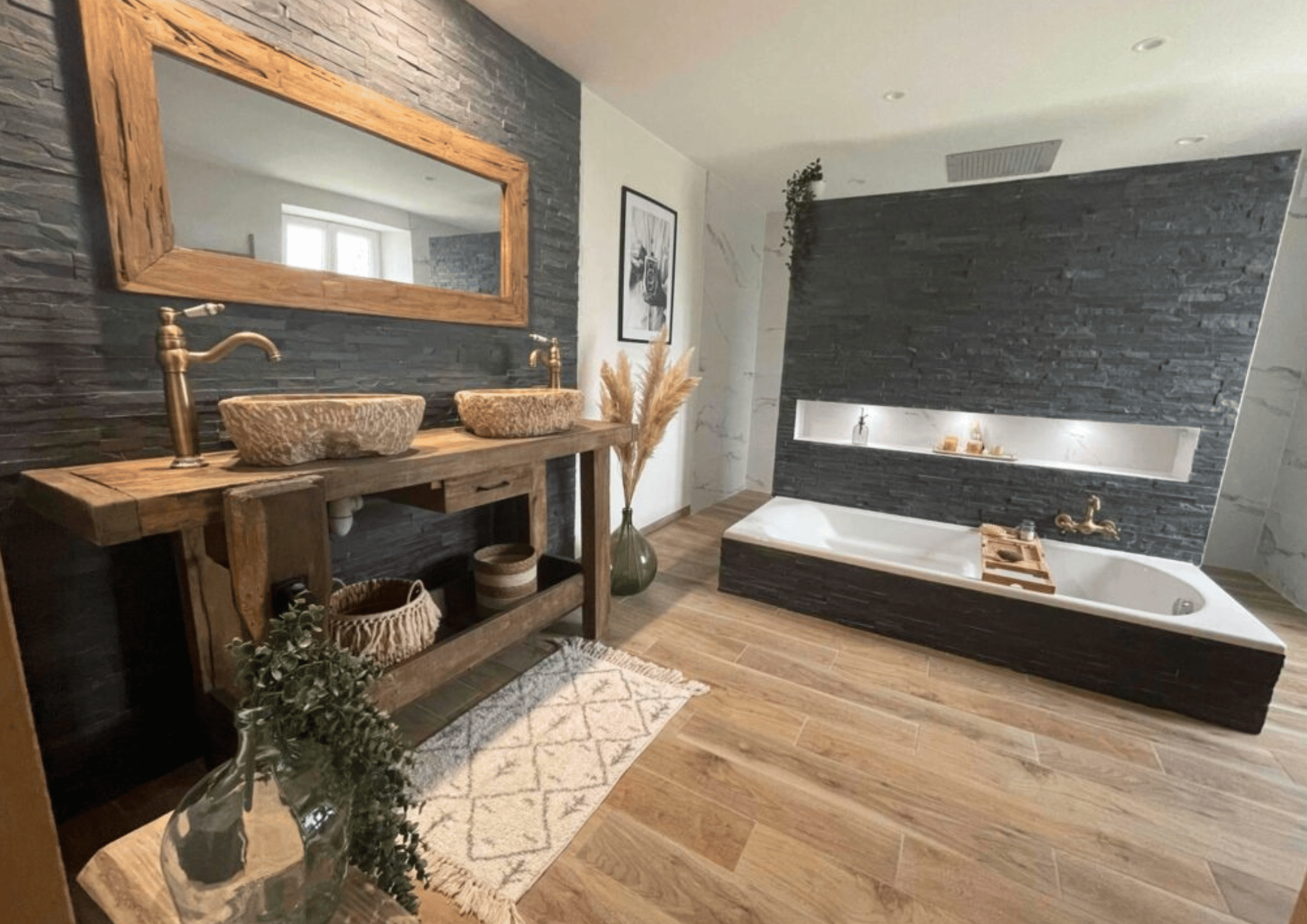 Salle de bain par nos carreleurs.